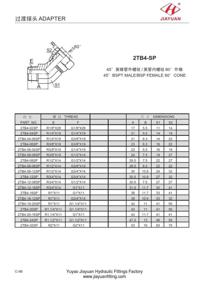 BSPT samec otočný BSP kužeľ E45