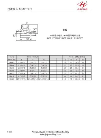 NPT samec NPT ženský adaptér